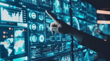 Poster - Interactive Data Visualization Interface