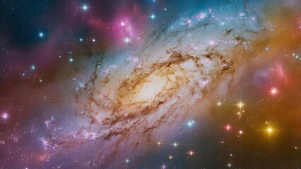 Wall Mural - stunning-celestial-scene-of-a-random-galaxy