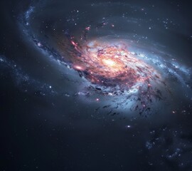 Wall Mural - dark matter galaxy 