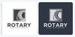 © doane - collection of rotary engine components. Car service, rotary engine repair icon
