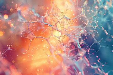 Wall Mural - abstract background and texture of science and medical backgrounds. generative ai