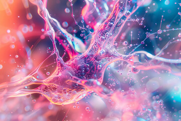 Wall Mural - abstract background and texture of science and medical backgrounds. generative ai