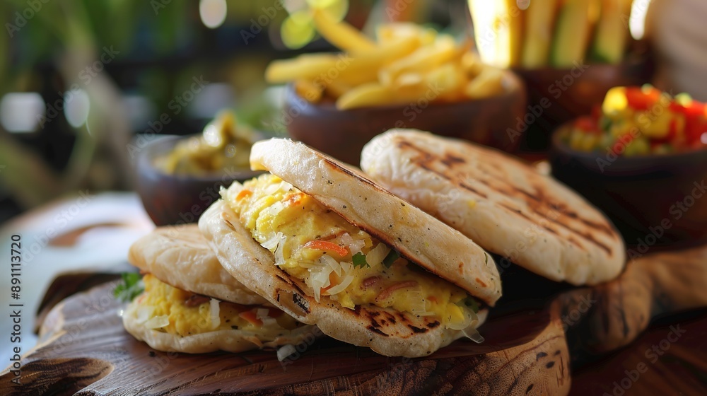 Arepa: A Traditional Venezuelan and Colombian Cornmeal Cake Versatile