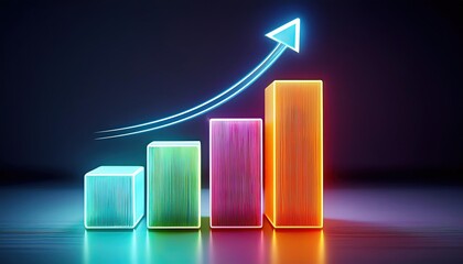 Wall Mural - Bar charts effectively display categorical data, allowing quick comparisons between different groups.