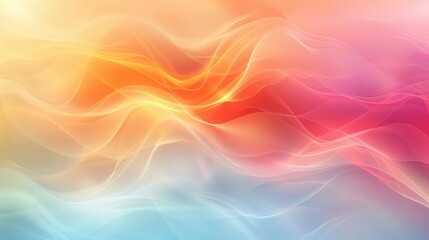 Poster - Abstract colorful background with vibrant hues and swirling, flowing patterns.  Perfect for design projects.