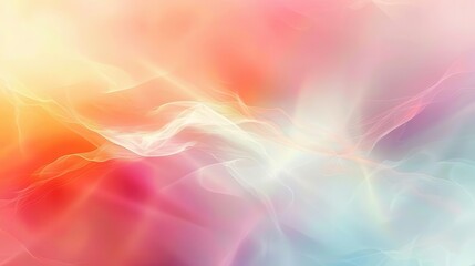 Poster - Abstract colorful background with soft, flowing light and vibrant hues.
