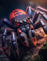 Detailed photo of a spider | SpiderMicro photography 