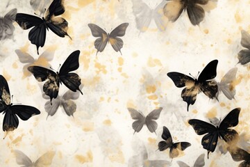 Sticker - Butterflies watercolor background backgrounds butterfly animal.