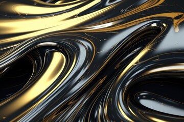 Poster - Liquid metallic backgrounds pattern transportation.