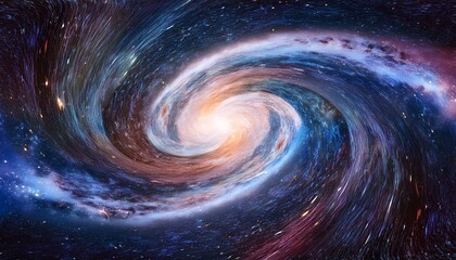 Wall Mural - abstract spiral galaxy, blue spiral galaxy, spiral galaxy in space, wallpaper background with space, blue spiral galaxy in space, abstract background with space, Image of a stunning cosmic vortex in a