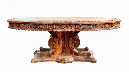 Wall Mural - Ornate Wooden Table