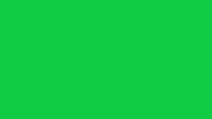 Mouse pointer cursors click symbol wave press moving animation on chroma key green screen alpha channel background	