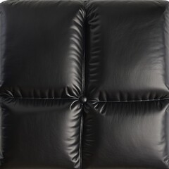 Wall Mural - black leather pillows