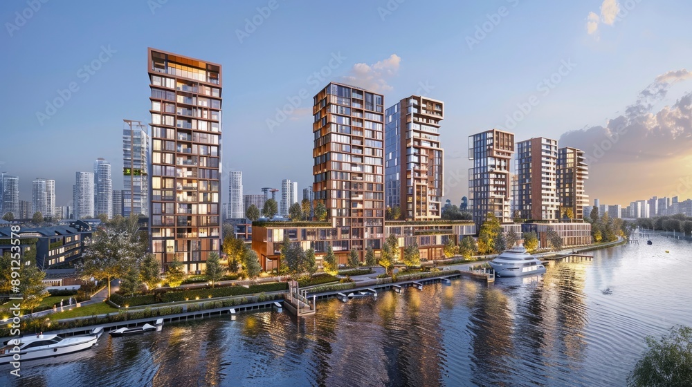 Mixed Use Development Green Roofs And Walls Reference: A Mixed Use Development With A Facade Featuring Water Recycling