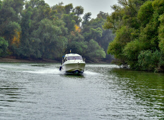 boat on the river