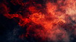 © Nu Ai generated imag - red fire smoke texture background