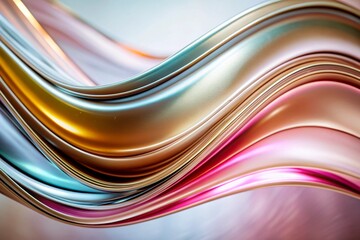 Wall Mural - wave abstraction design