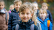 © Nazlykhan - Portrait of a Smiling Boy With Children in the Background