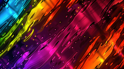 Colorful abstract background with vibrant rainbow colors and a f