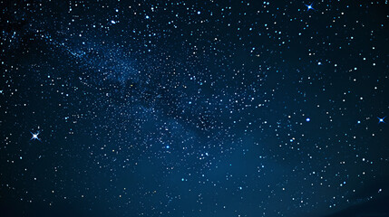 Wall Mural - a blue night starry sky serving as a space background suitable for a screensaver. this celestial sce