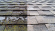 ©  Mohammad Xte - Comparison of Rooftop Before and After Cleaning, Roof Cleaning Results, Pre and Post Roof Maintenance, Clean Roof vs Dirty Roof, Roof Restoration, Property Maintenance, Cleanliness Improvement