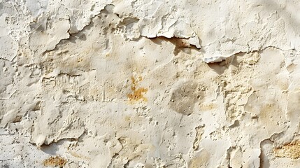 Wall Mural - Textured Wall Surface with Peeling Paint and Subtle Stains