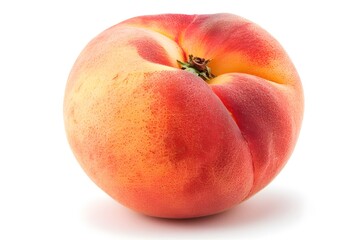 Canvas Print - Juicy and Vibrant Peach Ready for Enjoyment