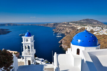 Wall Mural - View of Oia on the island of Santorini in Greece