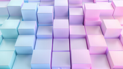 A colorful background of blocks with a pink and blue gradient