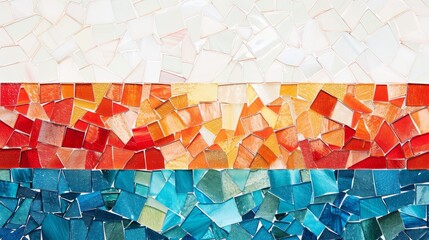 Poster - Colorful Mosaic Tile Background.