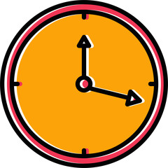 Wall Mural - Clock Vector Icon