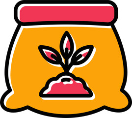 Sticker - Sack Vector Icon