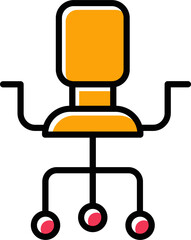 Poster - Office Chair I Vector Icon