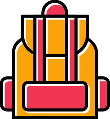 Poster - Backpack Vector Icon