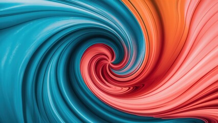 Sticker - A close up of a swirl made out of different colors, AI