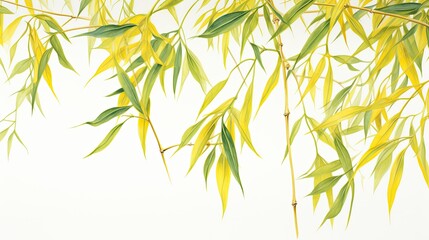 Sticker - Golden yellow bamboo