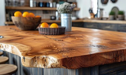 Wall Mural - Smooth fir wood finish
