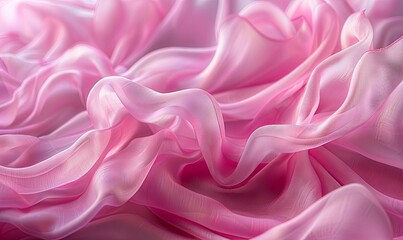 Poster - Soft pink fabric