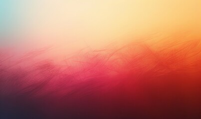 Poster - soft blurred gradient in warm hues
