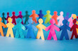 © Prime Lens - A collection of paper-crafted individuals coming together. Depicting group solidarity and kinship.