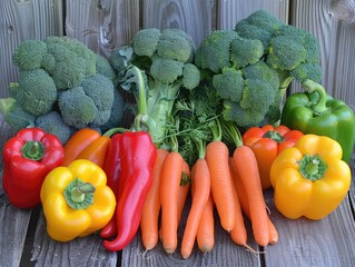 Canvas Print - vegetables on the market