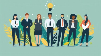 Poster - Learn about the importance of employee management and team building in small businesses, fostering a positive work culture