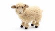 © ThePixLab - sheep toy isolated on white. Baby products isolated on white. Photo realistic photo.