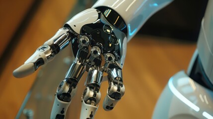 Poster - Understand the impact of advanced robotics on future business, automating tasks in manufacturing, healthcare, and customer service.