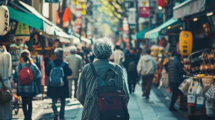 Aufkleber - Understand the impact of demographic shifts on global industries, catering to aging populations,