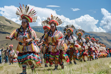 Inti Raymi is an Inca and Andean festival in honor of Inti, the Sun god, coinciding with the winter solstice in the southern hemisphere, on June 24. Rituals, parades and multiple activities are carrie