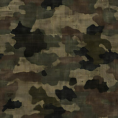 Classic military camo texture with a mix of green, brown, and black for seamless wallpaper 3