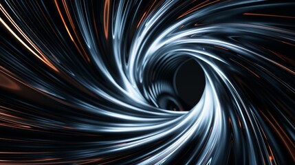 Abstract 3D vortex with embedded music symbols, 3D background music, dynamic and unique, high-resolution photo, realistic photo, cinematography, hyper realistic