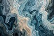 © ChaoticMind - This artwork features abstract undulating patterns with a mix of soft blue, teal, and neutral tones, giving a calming and meditative ambiance resembling fluid dynamics.
