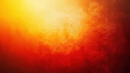 Poster - A vibrant gradient background transitions from dark red to bright yellow, creating a glowing effect in the center